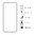 Full Coverage Tempered Glass Screen Protector for Samsung Galaxy A36 / A56 - Black