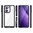 Hybrid Acrylic Tough Shockproof Case for Oppo Reno13 F - Black (Frame)