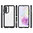 Hybrid Acrylic Tough Shockproof Case for Samsung Galaxy A36 - Black (Frame)