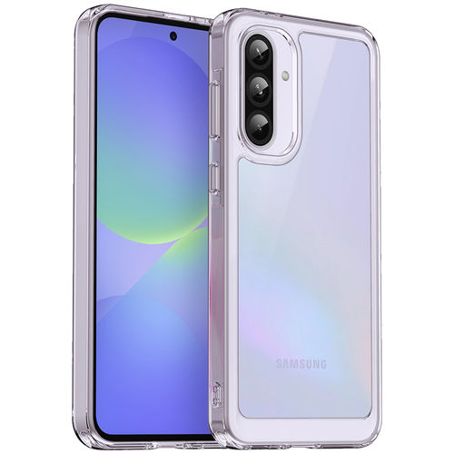 Hybrid Acrylic Tough Shockproof Case for Samsung Galaxy A36 - Clear (Frame)