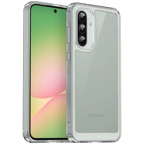 Hybrid Acrylic Tough Shockproof Case for Samsung Galaxy A56 - Clear (Frame)