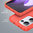 Flexi Slim Carbon Fibre Case for Oppo Reno13 - Brushed Red