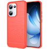 Flexi Slim Carbon Fibre Case for Oppo Reno13 - Brushed Red