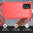 Flexi Slim Carbon Fibre Case for Samsung Galaxy A36 / A56 - Brushed Red