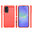 Flexi Slim Carbon Fibre Case for Samsung Galaxy A36 / A56 - Brushed Red