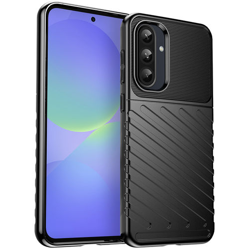 Flexi Thunder Tough Shockproof Case for Samsung Galaxy A36 / A56 - Black (Texture)