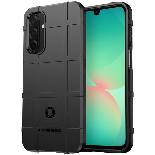 Anti-Shock Grid Texture Shockproof Case for Samsung Galaxy A26 - Black