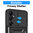 Heavy Duty Shockproof Case / Slide Camera Cover for Samsung Galaxy A56 - Black