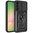 Heavy Duty Shockproof Case / Slide Camera Cover for Samsung Galaxy A56 - Black