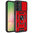 Heavy Duty Shockproof Case / Slide Camera Cover for Samsung Galaxy A56 - Red
