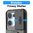 Heavy Duty Shockproof Case / Slide Camera Cover for Oppo Reno13 - Black