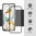 Full Coverage Tempered Glass Screen Protector for Google Pixel 9a - Black