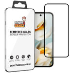 Full Coverage Tempered Glass Screen Protector for Google Pixel 9a - Black