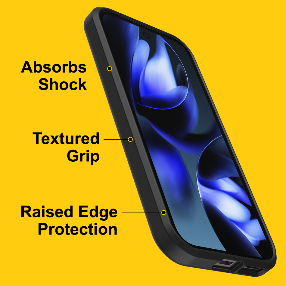 OtterBox React Shockproof Case for Google Pixel 9a - Black