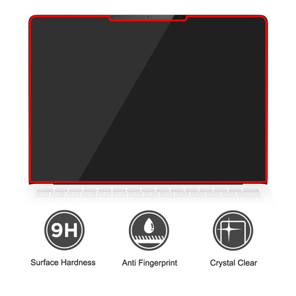 9H Tempered Glass Screen Protector for Microsoft Surface Laptop 7 (15-inch)
