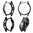 Anti-Scratch Hard Shell Case for Samsung Galaxy Watch7 44mm - Black (Frame)