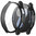 Anti-Scratch Hard Shell Case for Samsung Galaxy Watch7 44mm - Black (Frame)