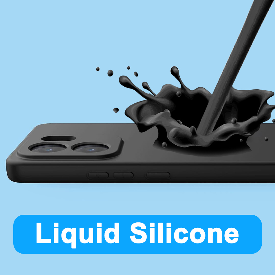 Flexi Stealth Liquid Silicone Case for Oppo Reno13 F - Black (Matte)