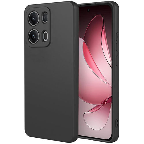 Flexi Stealth Liquid Silicone Case for Oppo Reno13 Pro - Black (Matte)