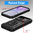 Heavy Duty Shockproof Case / Slide Camera Cover for Google Pixel 9a - Black