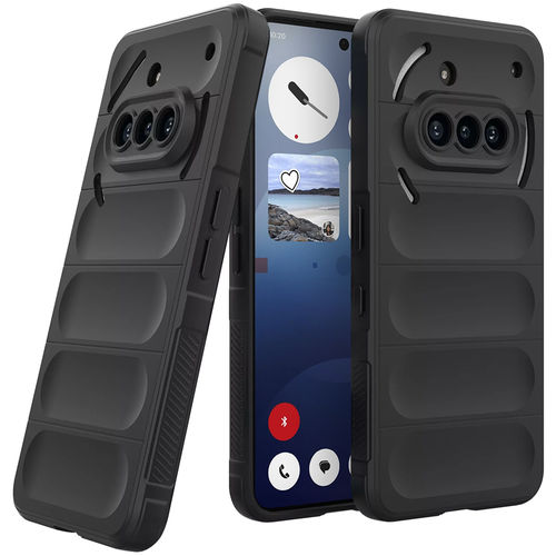 Flexi Grip Defender Shockproof Case for Nothing Phone (3a) - Black (Matte)