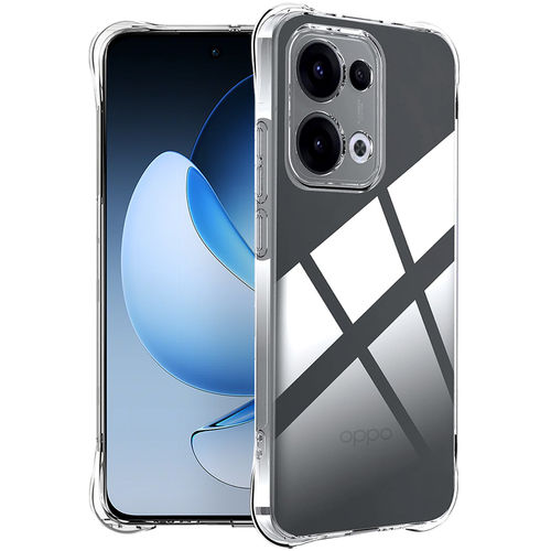 Flexi Gel Shockproof Case for Oppo Reno13 - Clear (Gloss Grip)