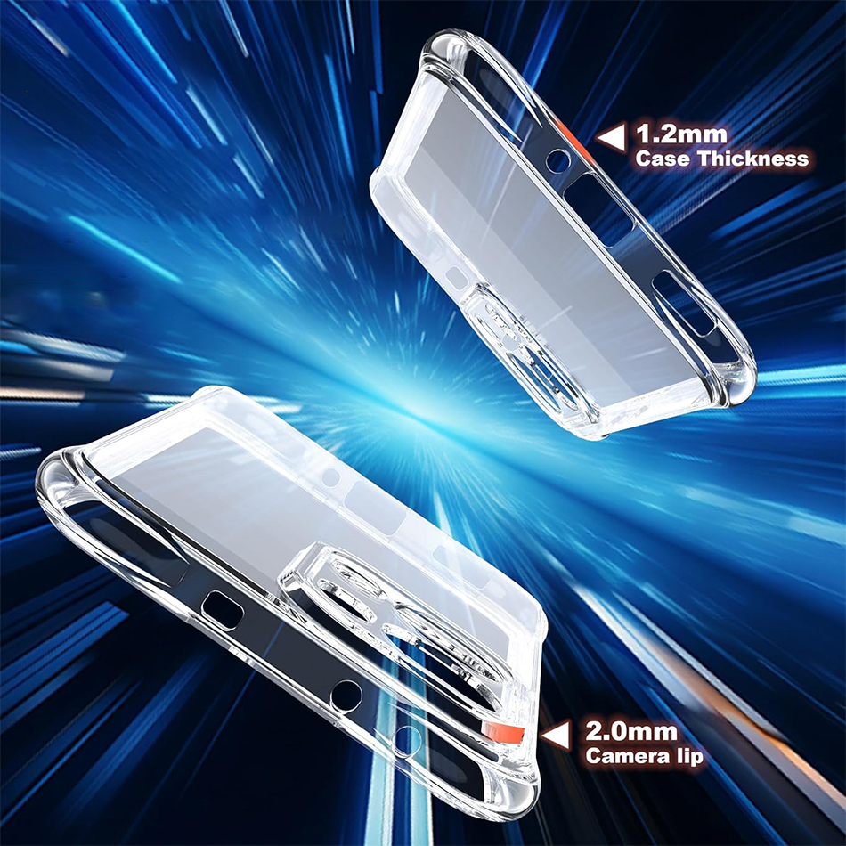 Flexi Gel Shockproof Case for Oppo Reno13 Pro - Clear (Gloss Grip)