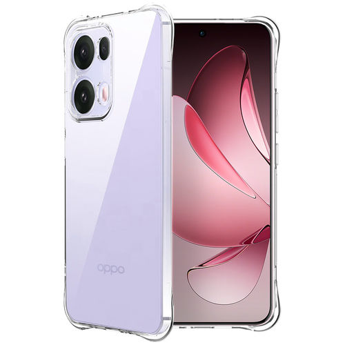 Flexi Gel Shockproof Case for Oppo Reno13 Pro - Clear (Gloss Grip)