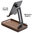 Wooden Foldable Desktop Stand / Adjustable Holder for Phone / Tablet - Walnut