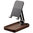 Wooden Foldable Desktop Stand / Adjustable Holder for Phone / Tablet - Walnut