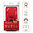 Heavy Duty Shockproof Case / Slide Camera Cover for Nothing Phone (3a) Pro - Red