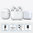 Flexi Silicone Protective Case for Apple AirPods 4 - White (Matte)