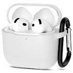 Flexi Silicone Protective Case for Apple AirPods 4 - White (Matte)