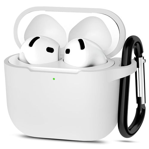 Flexi Silicone Protective Case for Apple AirPods 4 - White (Matte)