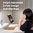 (Z-Fold) Adjustable Wooden / Foldable Desktop Stand for Tablet / Laptop - Honey Walnut