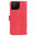 Leather Wallet Case & Card Holder Pouch for Asus ROG Phone 9 / 9 Pro - Red