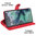 Leather Wallet Case & Card Holder Pouch for Motorola Moto G35 - Red