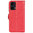 Leather Wallet Case & Card Holder Pouch for Motorola Moto G35 - Red