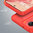 Flexi Slim Carbon Fibre Case for Motorola Moto G35 - Brushed Red