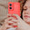 Flexi Slim Carbon Fibre Case for Motorola Moto G35 - Brushed Red