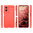 Flexi Slim Carbon Fibre Case for Motorola Moto G35 - Brushed Red