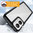 Hybrid Acrylic Tough Shockproof Case for Motorola Moto G35 - Black (Frame)