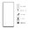 Full Coverage Tempered Glass Screen Protector for Motorola Moto G35 - Black