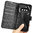 Leather Wallet Case & Card Holder Pouch for Nothing Phone (3a) - Black