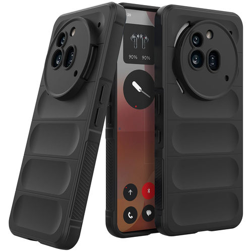 Flexi Grip Defender Shockproof Case for Nothing Phone (3a) Pro - Black (Matte)