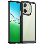 Hybrid Acrylic Tough Shockproof Case for Oppo A5 Pro 5G - Black (Frame)