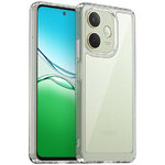 Hybrid Acrylic Tough Shockproof Case for Oppo A5 Pro 5G - Clear (Frame)