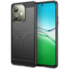 Flexi Slim Carbon Fibre Case for Oppo A5 Pro - Brushed Black