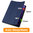 Trifold (Sleep/Wake) Smart Case & Stand for Samsung Galaxy Tab S10 FE+ (Dark Blue)