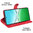 Leather Wallet Case & Card Holder Pouch for Oppo A5 Pro 5G - Red